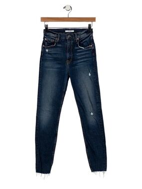 GRLFRND Karolina High Rise Skinny Jeans in Dark Wash | Size: XS | US 25